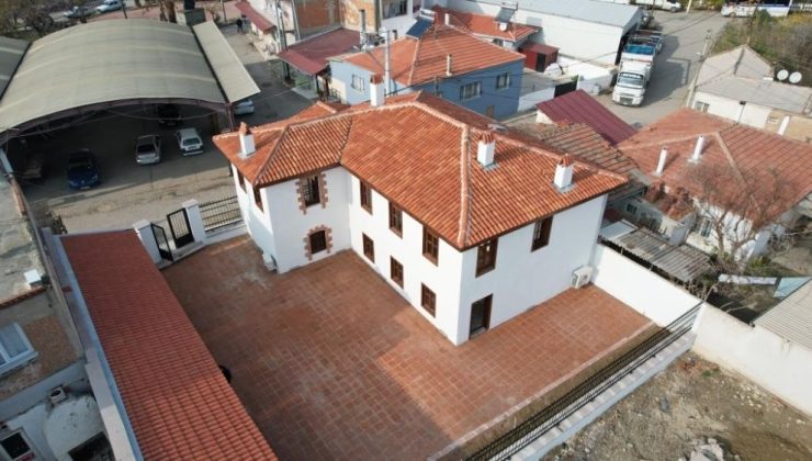 Salihli’de Atatürk Evi’nin restorasyonu tamamladı | Müze Çalışmaları sürüyor